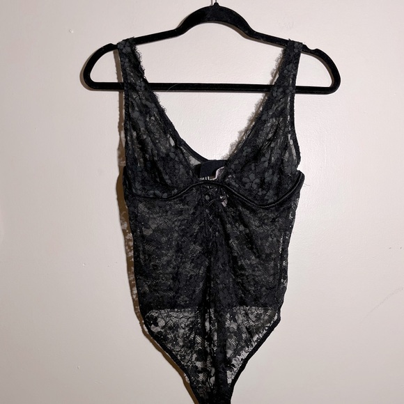 Victoria’s Secret black lace bodysuit - Picture 1 of 9